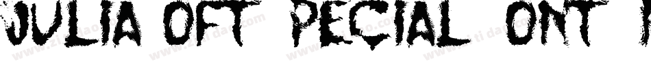 JuliaSoft Special Font N1字体转换